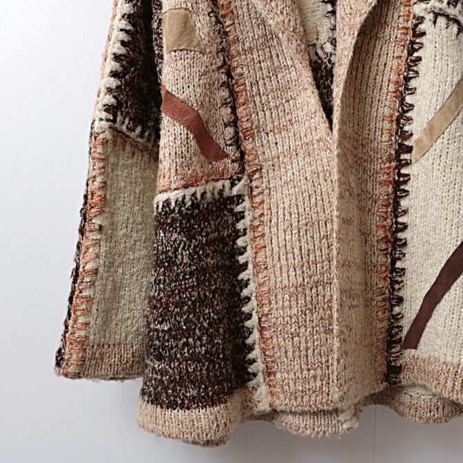 70s ケニントン ニット ガウン 古着