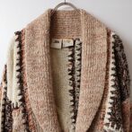 70s ケニントン ニット ガウン 古着