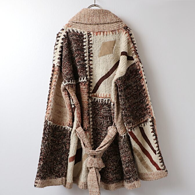 70s ケニントン ニット ガウン 古着