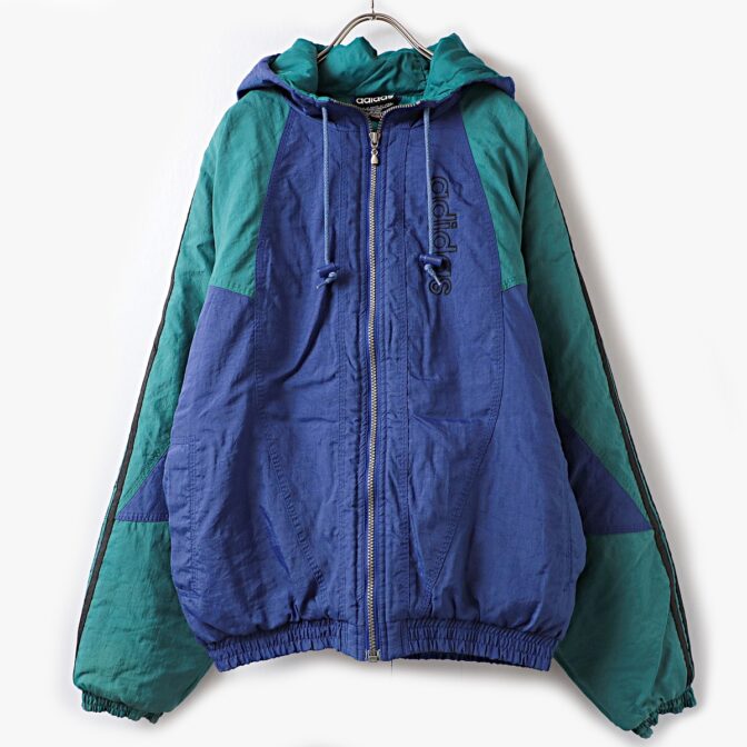 90s アディダス ジャケット フーディー 古着