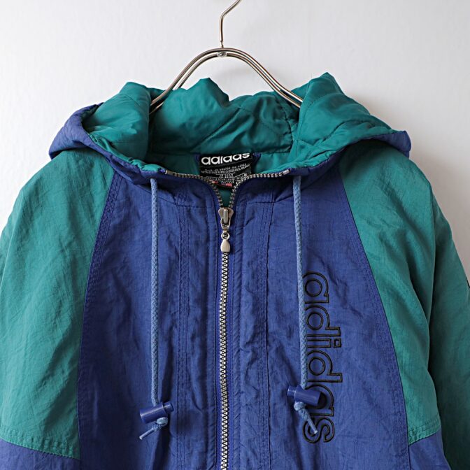 90s アディダス ジャケット フーディー 古着