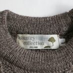 フィッシャーマン セーター アイルランド製 ブラウン