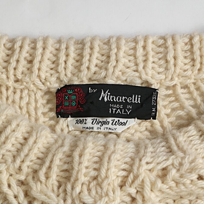 70s 80s アラン ニット フィッシャーマン セーター