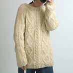 70s 80s アラン ニット フィッシャーマン セーター