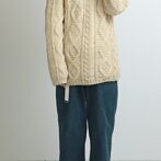 70s 80s アラン ニット フィッシャーマン セーター