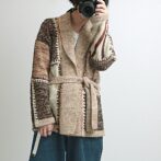 70s ケニントン ニット ガウン 古着