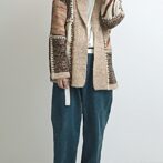 70s ケニントン ニット ガウン 古着