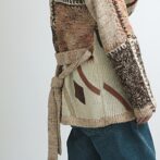 70s ケニントン ニット ガウン 古着