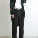 コーデュロイ 太畝 パンツ 黒