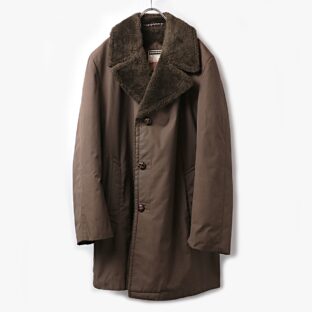 70s MIGHTY-MAC マイティーマック 裏ボア ギャングコート 古着 used ブラウン