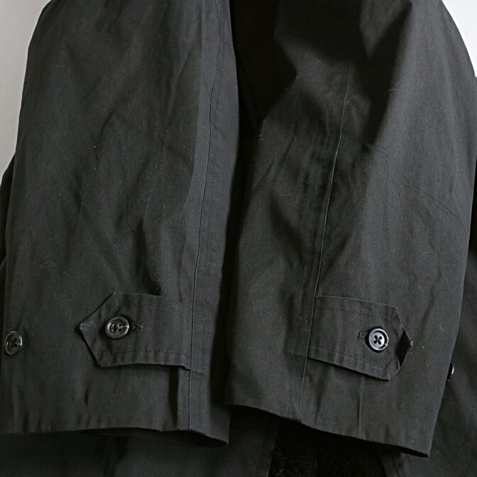 60s 70s ロンドンフォグ コート 黒