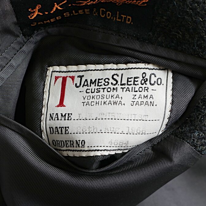 60s ハリスツイード チェスターコート 古着