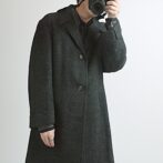 60s ハリスツイード チェスターコート 古着