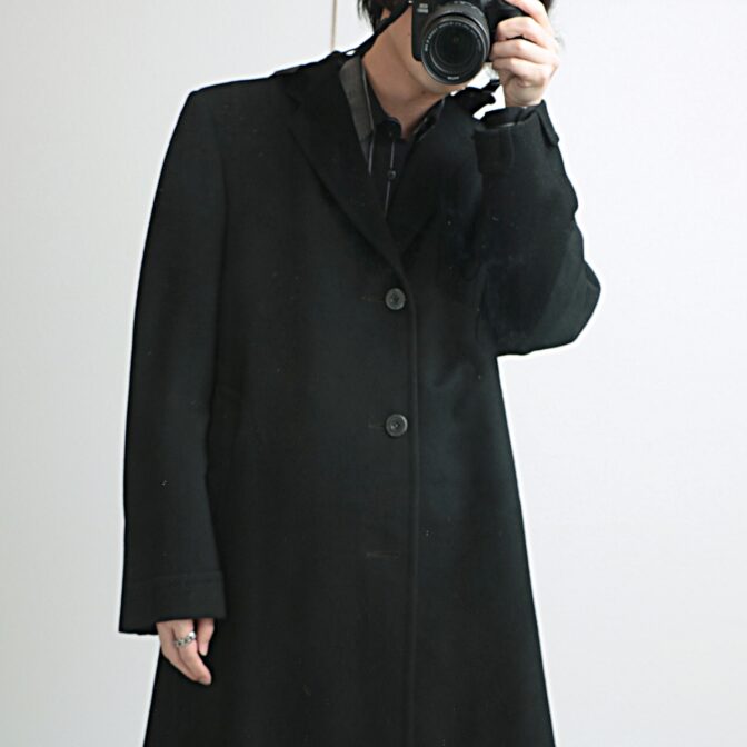 60s ウール チェスターコート メンズ