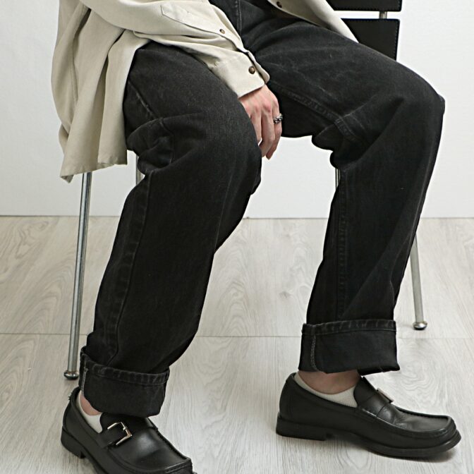 90s リーバイス 505 デニムパンツ 黒