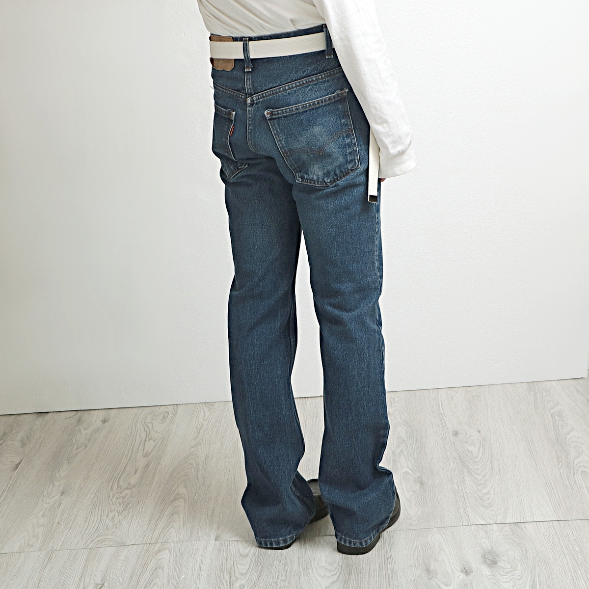 80-90s Levi's リーバイス 517 デニム パンツ ブーツカット オレンジ