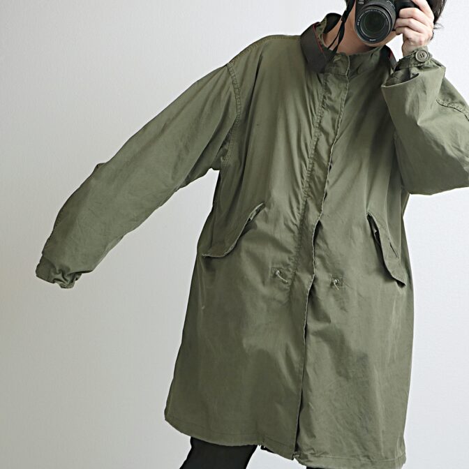 m65 フィッシュテール モッズコート 古着