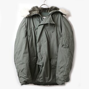 非公開: 80s USAF 空軍 N-3B ミリタリー フライトジャケット LARGE 美品 古着 used