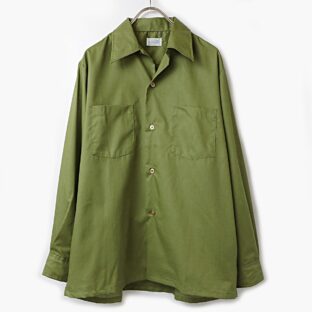 70s Penney's TOWNCRAFT タウンクラフト ボックス オールド シャツ 古着 used 鶯