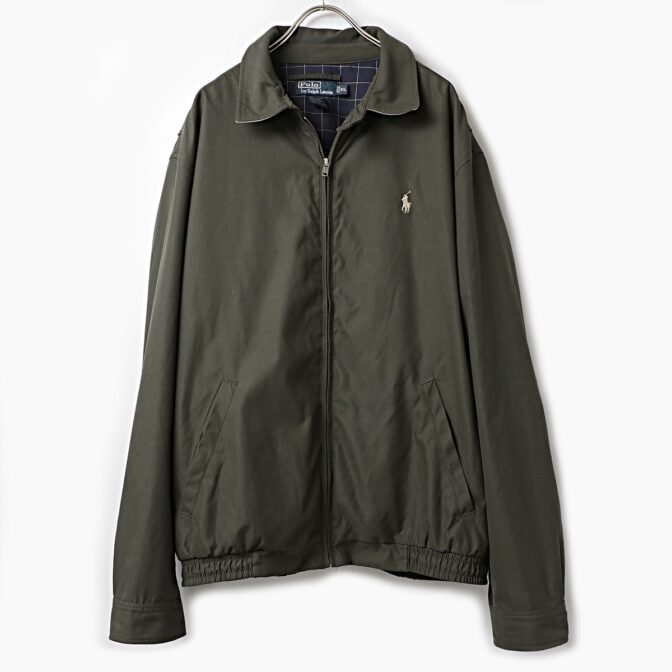 ラルフローレン ハリントンジャケット カーキ