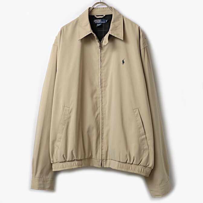 ラルフローレン ハリントンジャケット ベージュ