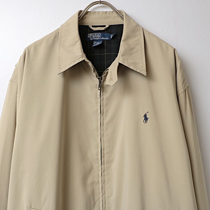 ラルフローレン ハリントンジャケット ベージュ