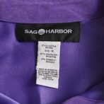 フェイクスエード シャツ 古着 紫