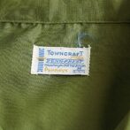 70s タウンクラフト ペニーズ シャツ 緑