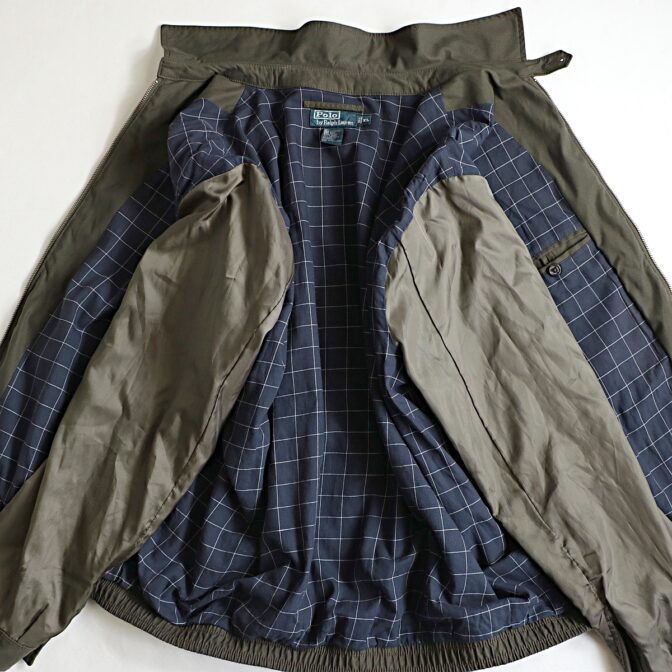 ラルフローレン ハリントンジャケット カーキ