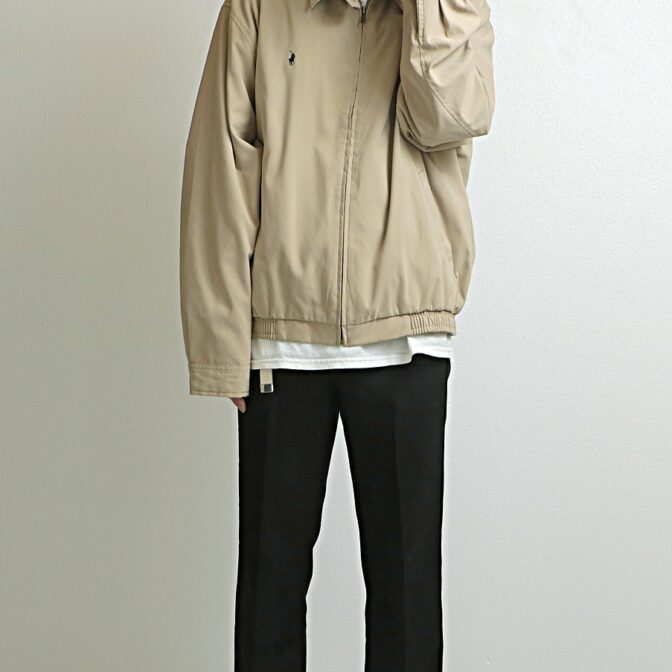 ラルフローレン ハリントンジャケット ベージュ