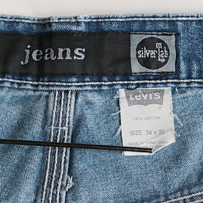 リーバイス デニムパンツ シルバータブ 古着