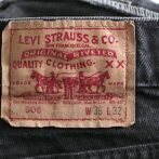 90s リーバイス 505 デニムパンツ 黒