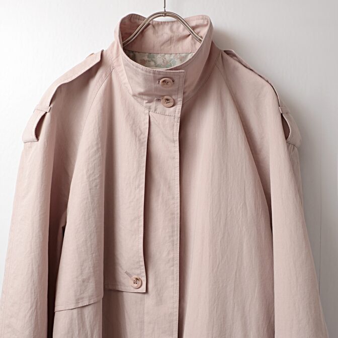 70s 80s ロンドンフォグ コート ピンク