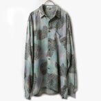 70s 柄 シャツ イタリア製 古着