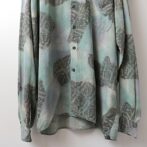 70s 柄 シャツ イタリア製 古着