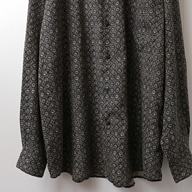 90s 古着 柄 シャツ ジオメトリック