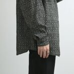 90s 古着 柄 シャツ ジオメトリック