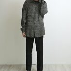 90s 古着 柄 シャツ ジオメトリック