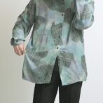 70s 柄 シャツ イタリア製 古着