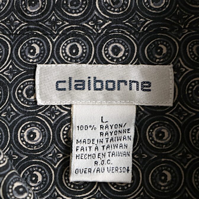 90s 古着 柄 シャツ ジオメトリック