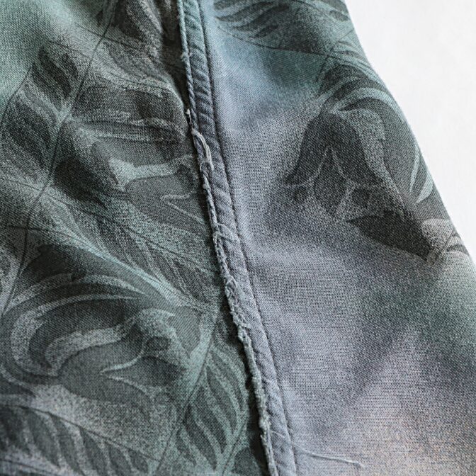 70s 柄 シャツ イタリア製 古着