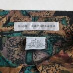 80s 柄 シルク シャツ 古着