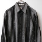 90s ピエールカルダン ストライプ シャツ 古着