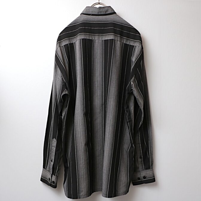 90s ピエールカルダン ストライプ シャツ 古着