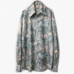 70s 総柄 シャツ アート