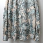 70s 総柄 シャツ アート