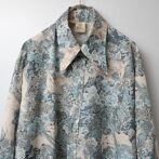 70s 総柄 シャツ アート