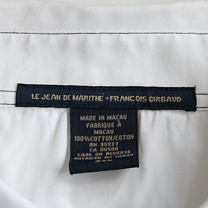 マリテフランソワジルボー シャツ 白