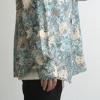 70s 総柄 シャツ アート