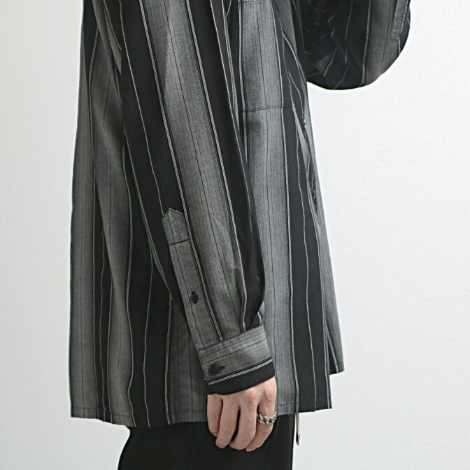 90s ピエールカルダン ストライプ シャツ 古着